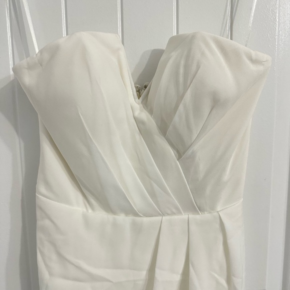 NWT Yumi Kim Night Glamour Strapless Midi Dress in White - Picture 5 of 11